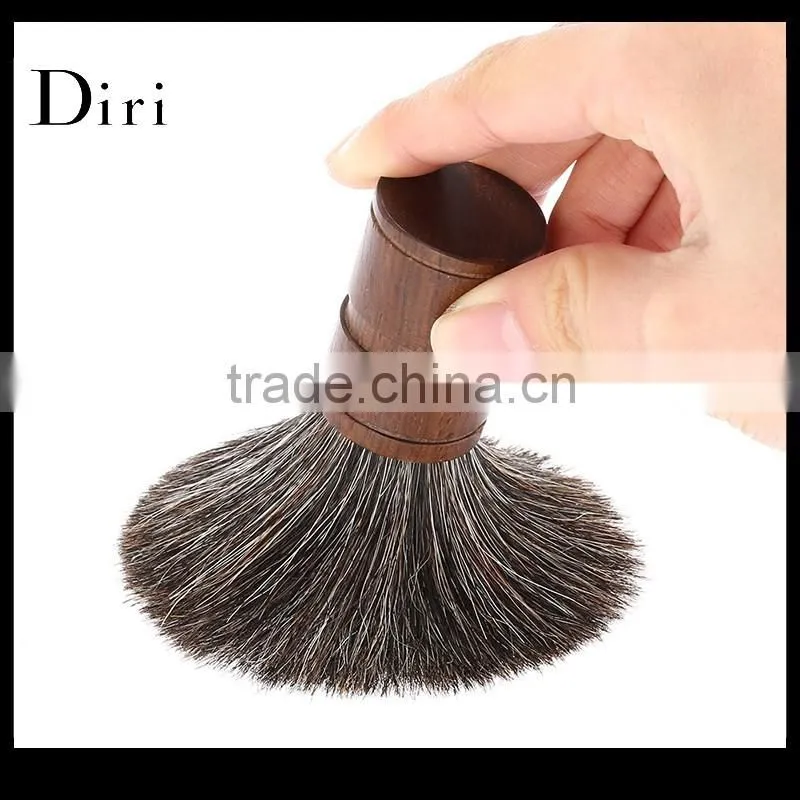 Customized logo badger shaving brush natural wood handle