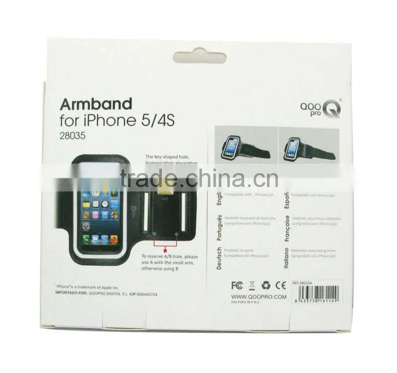 Armband sport+PET clear window printed box