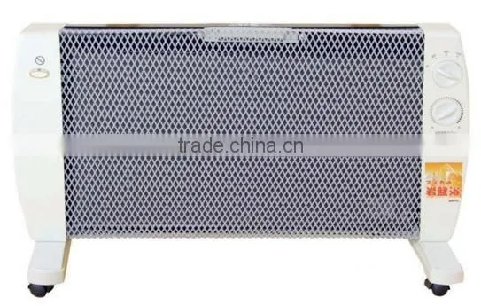 Mica bedrock bathing panel heater.