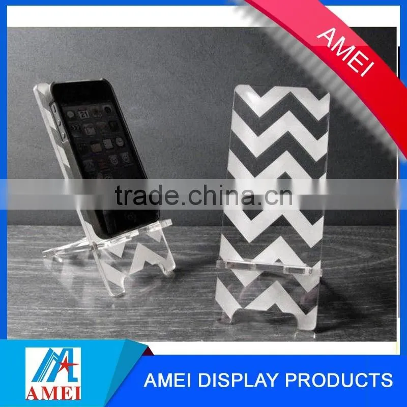 2017 Hot sale pop desktop clear acrylic cell mobile phone holder OEM China