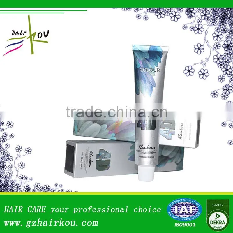 2016 Hot Sales Hair coloring cream/Ammonia free dyeing cream(OEM is Welcome)