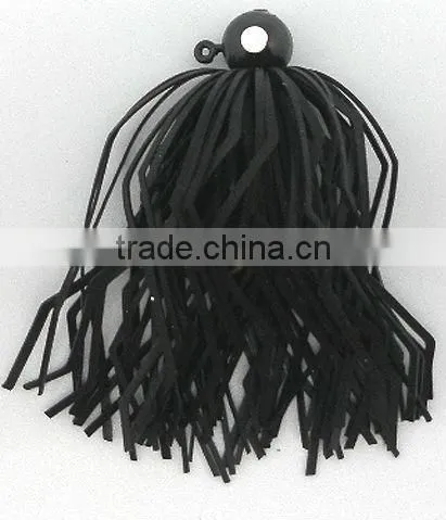 jig head lure for fishing;fishing lure;jig head with silicone skirt