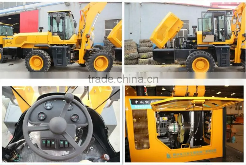 1.5-2.8Tons mini wheel loader for sale ZLY---918DH(38kw) China famous boot loader