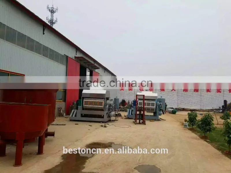 pulp moulding 1000pcs/h paper egg tray making machine manufacturer