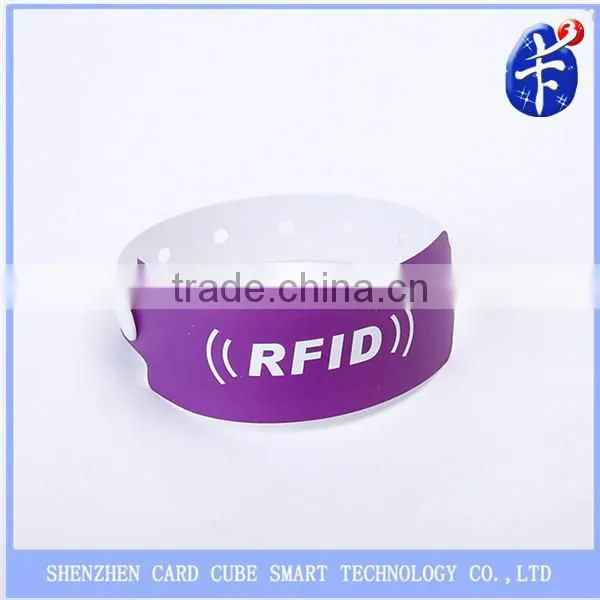 Smart 5-10m UHF RFID wristband for Library Security Gate