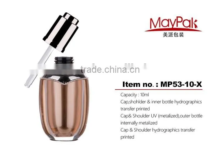empty skin essence bottle for cosmetic packaging