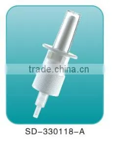 Made in china 18mm PP Mist Plastic Sprayer Nasal Sprayer for Medicine