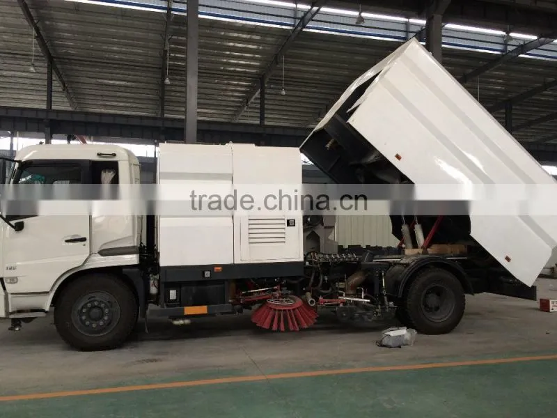 front loader road sweeper /with water washing function