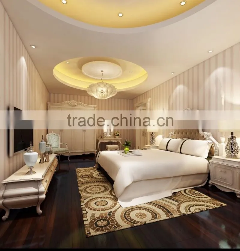 Neo Classic 3D Rendering Of Kid's Bedroom With Furnishing