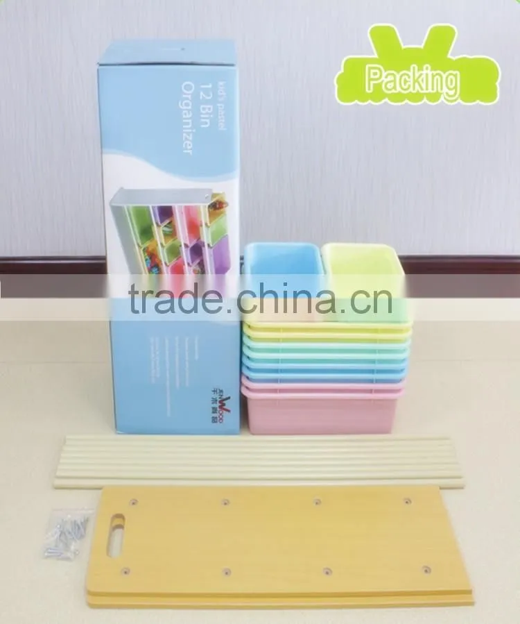 winsome design E1 MDF rolling Kids storage bins for toys
