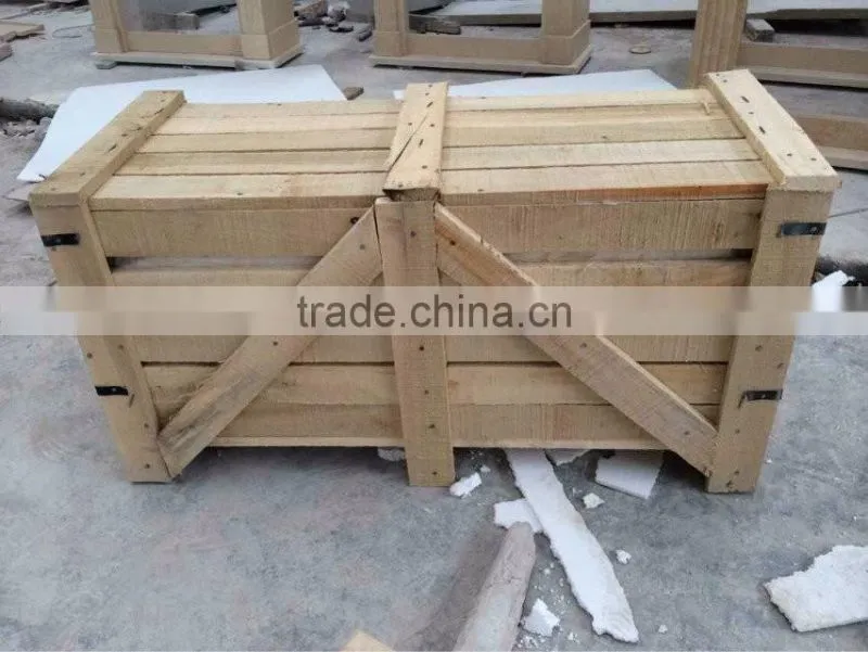 Natural marble decorative stone fireplace mantel