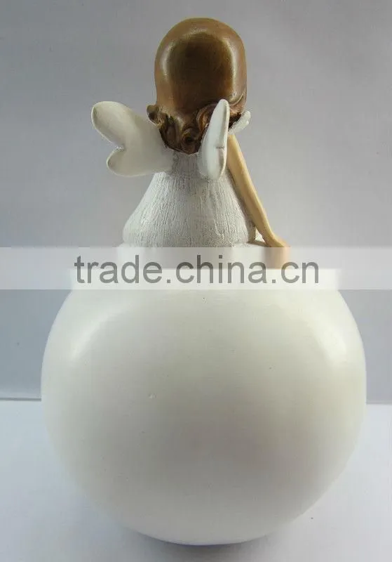 Colorful resin angel sculptures for sale