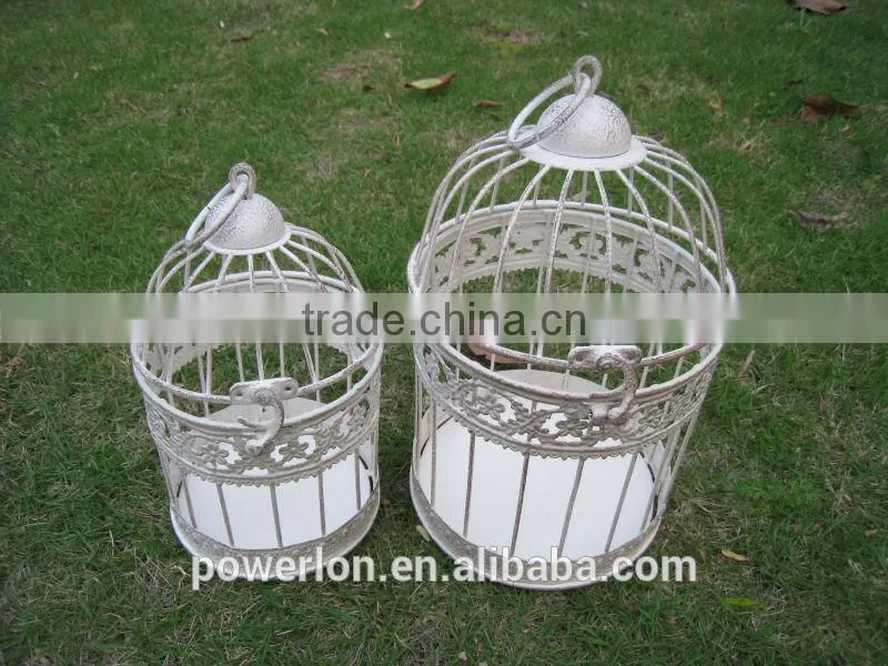 Europe and America Classic style S/2 Bird Cage for Wedding Antique white color