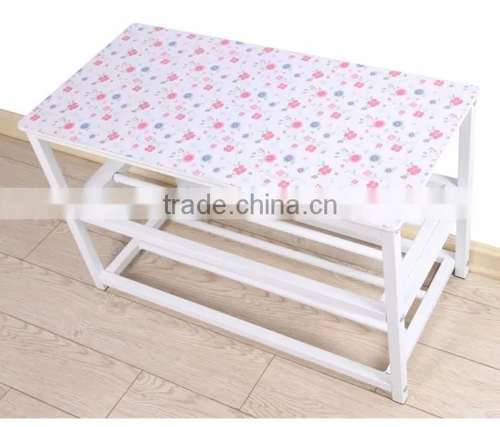 VIVINATURE Micro Fabric Shoe Rack Storage Organizer and Hallway Bench