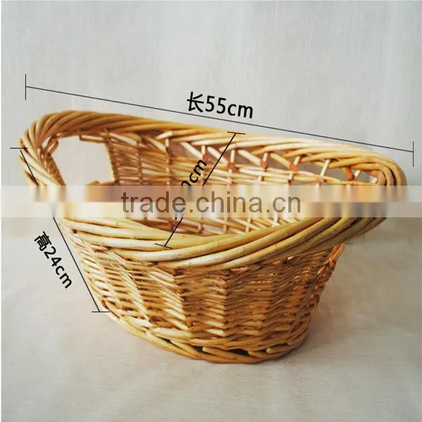 HOT delicate wicker/willow decoration fruit basket
