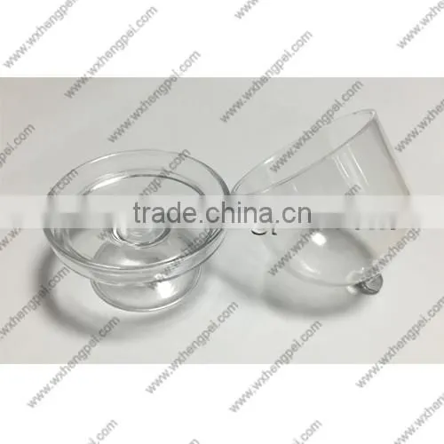 Cleverish portable cute transparent cake plate plastic storage jewelry wedding box kit