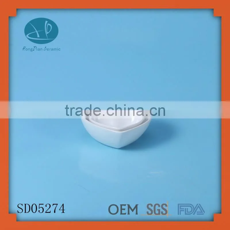 Tapas Dishes 3 pcs ceramic sauce dish snack dish,small color dish,snack set,factory cruet wholesale