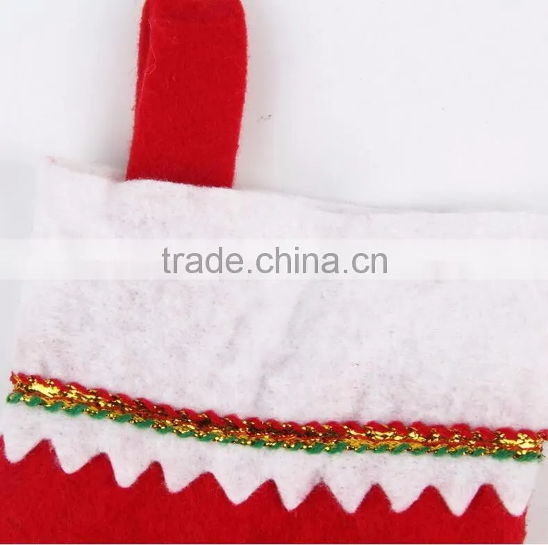 Christmas non-woven fabrics little socks Christmas socks pendant The Christmas tree decorations pendant