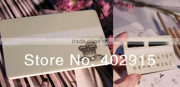 Supply Creative fashion Card calculator / pocket calculator --Pink key