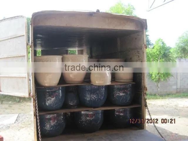 Indoor ceramic glazed planter pottery pots