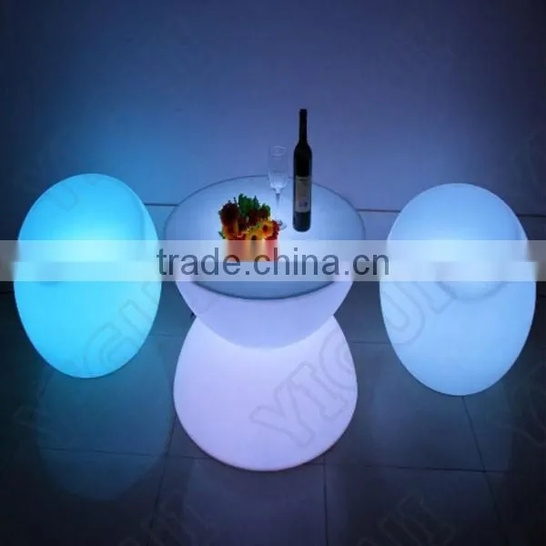 hot sale restaurant bars table with RGBW