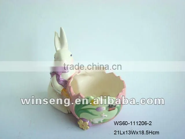 Hot style household items the Easter bunny ceramic ashtray