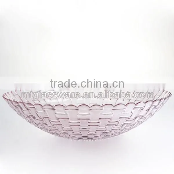 cheap crystal glass beaded woven charger plates
