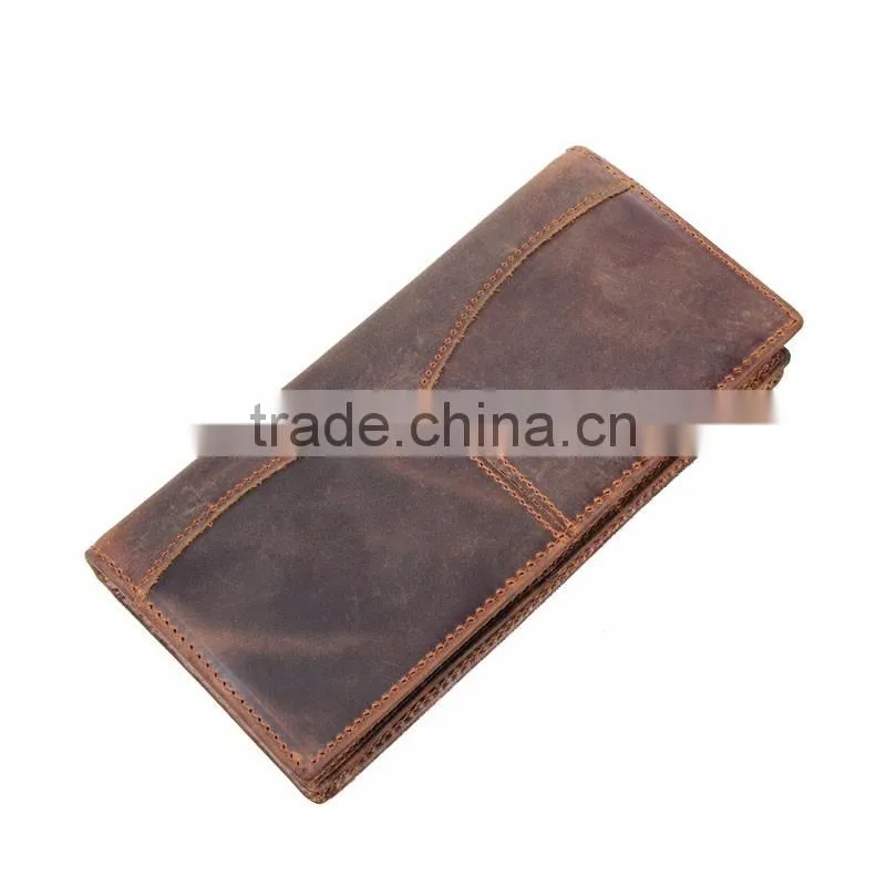 Men's Soft Simple Style cowhide Leather Wallet