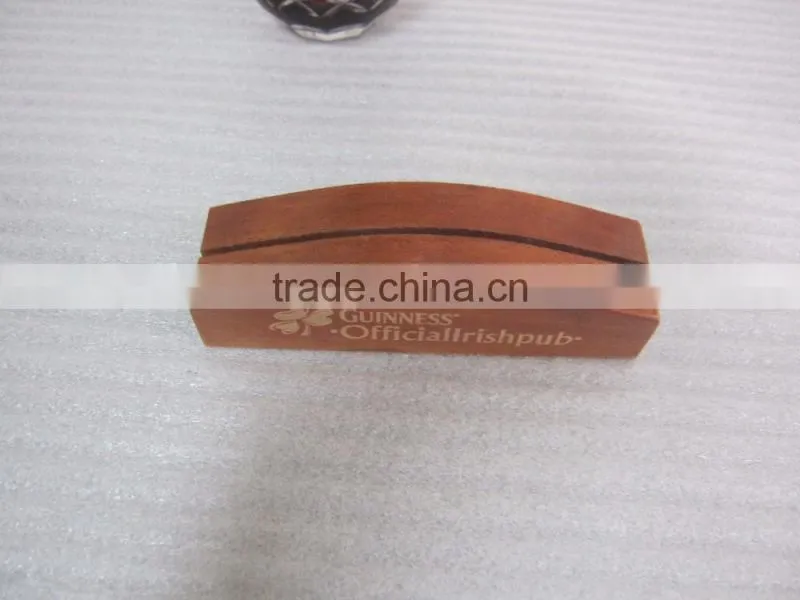 Wholesale Customized Solid Wood Card Holder For Kitchen Memos