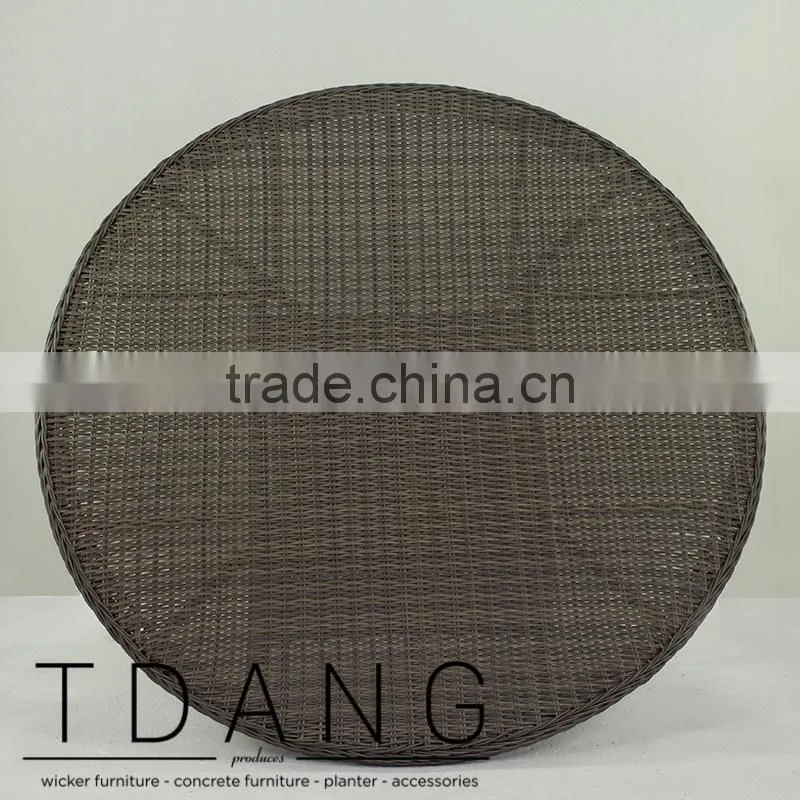 Key West Wicker Dining Table- Outdoor Rattan Round Dining Table