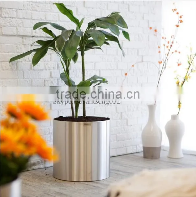 Modern Stainless Steel Large Decorative Floor Vases Flower Vases