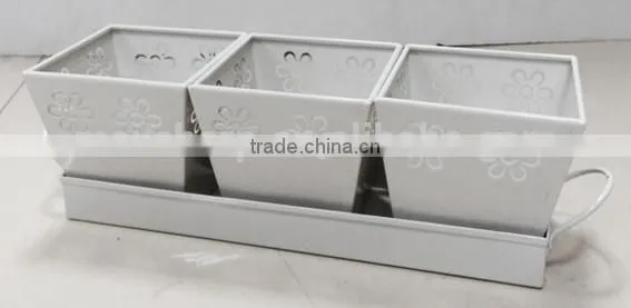 Flower Pot Set (Heart Shaped), MSO-146