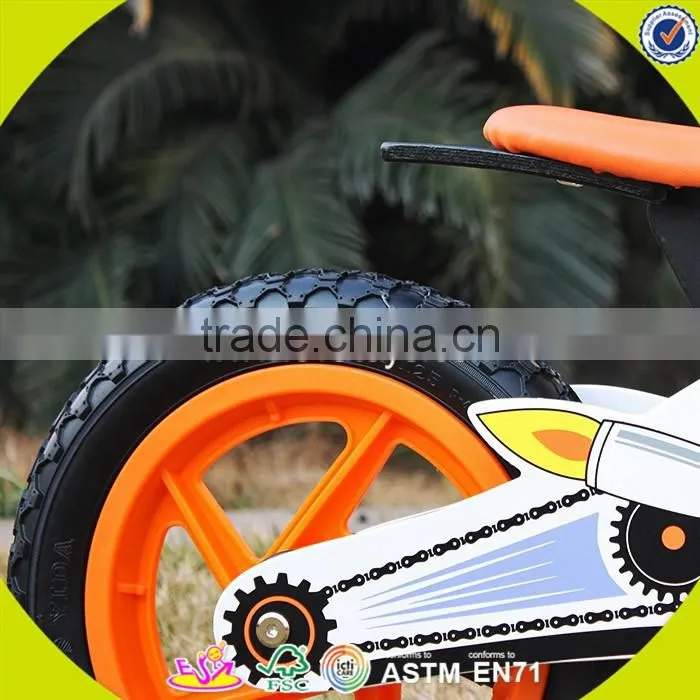 2017 hot sale kids wooden bike,popular wooden balance bike,new fashion kids bike W16C157