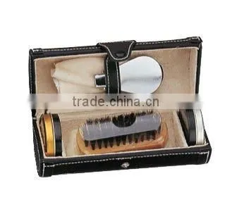 Travel shoe shine kit,hotel shoe shine kit