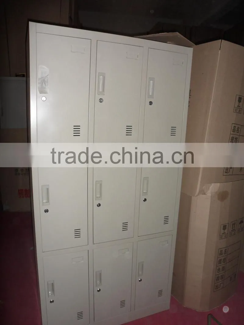 High Quality Nine-door Steel Gym Locker