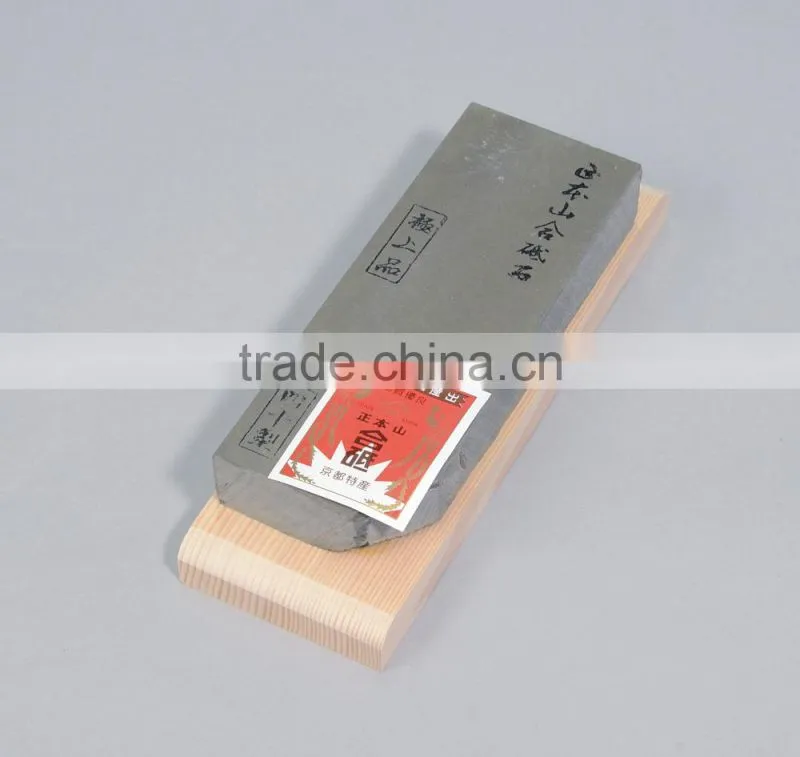 Natural Sharping Stone Natural Whetstone with Wooden Base