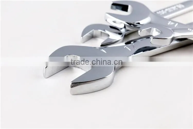 Metric Combination Wrenches Sandblasting Chrome