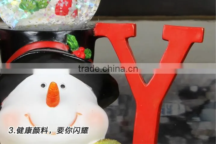Polyresin Christmas snow globe resin snow globe Wholesale