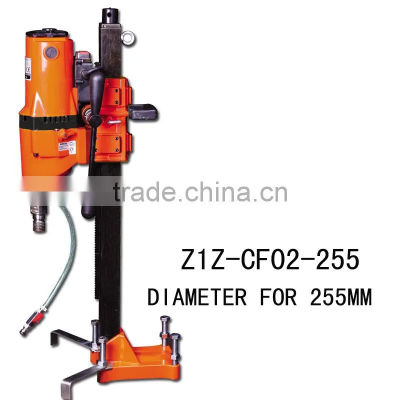 concrete core drill machine with drilling materials for concrete,brick and stone