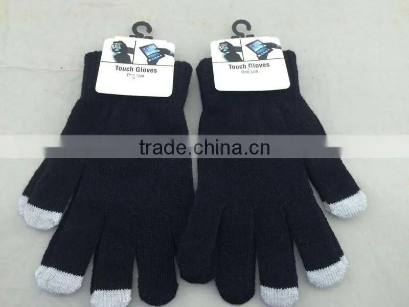 specialty custom practical mobile phone and tablet computer touch screen gloves