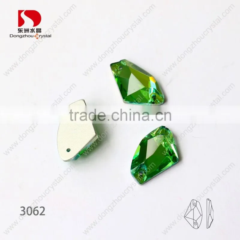 Beautiful sew on irregular k5 crystals stones
