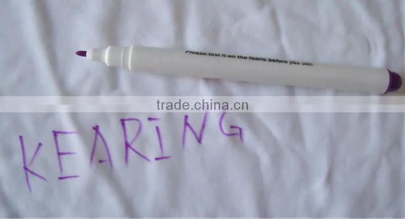 Kearing brand violet ink 1.0mm fiber tip auto disappearing marker for temporary marking #AV10