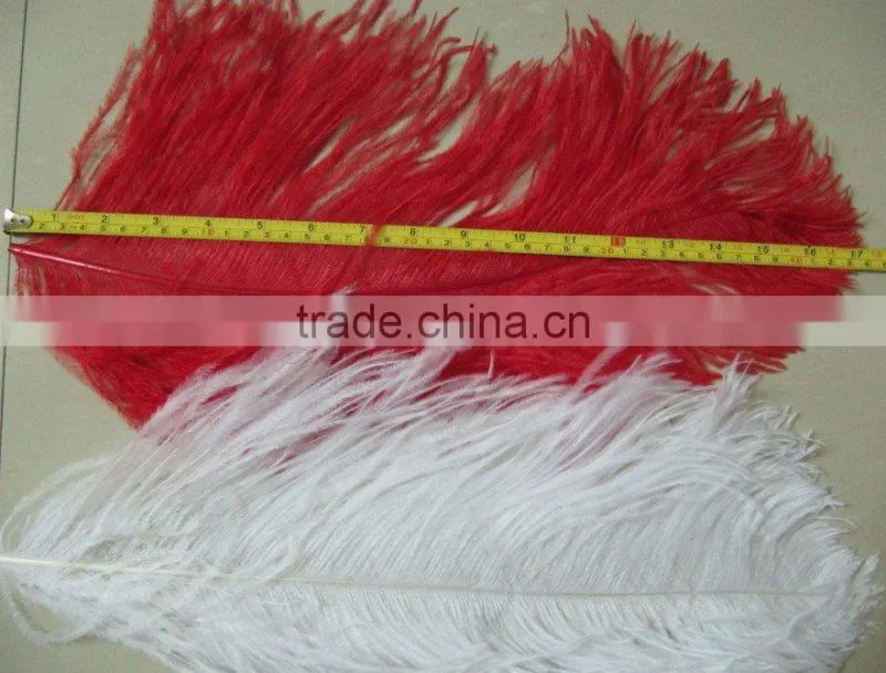 Snow White Ostrich Feather Wing Plume/Drab for Wedding Centerpiece Decoration
