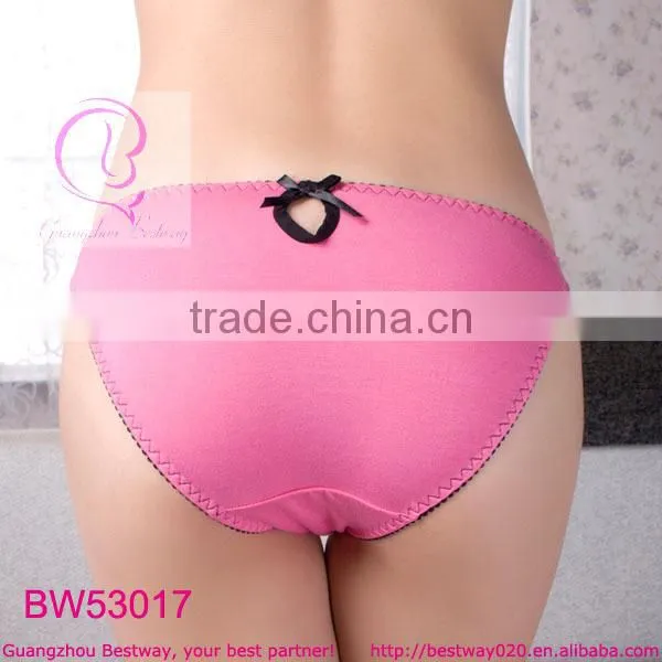 Womens hot sex images sex pink bikini with double string back hole in stock
