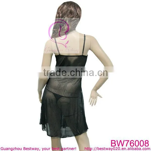 Sexy lingerie night lingerie transparent sleepwear