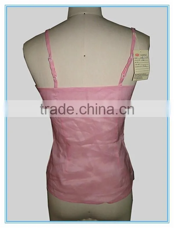 Fashion And Stylish Ramie Blouses New Models With Pink Color
