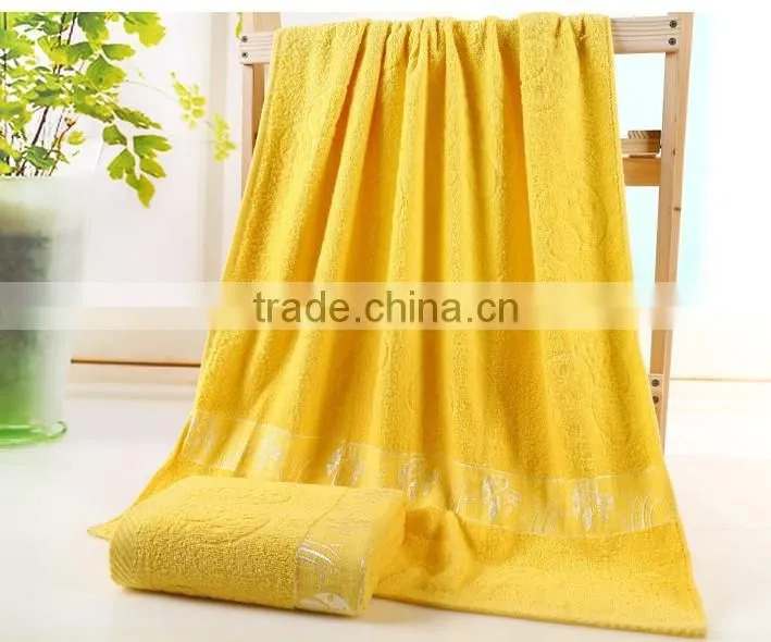 dark color high quality solid color cotton bath towels