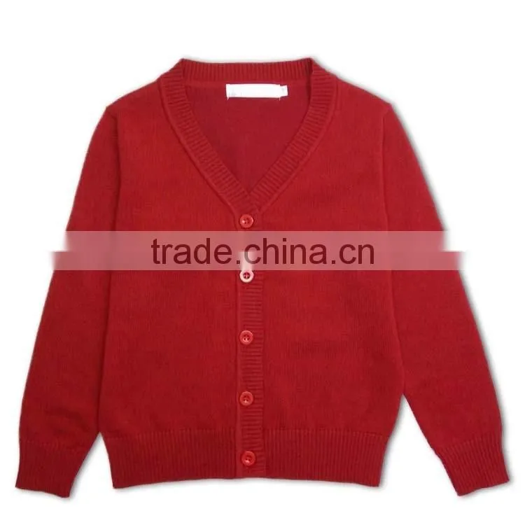wholesale custom-made primary kids school cardigan uniforms