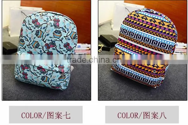 Wholesale oem design your own school bag backpack for girl in stock