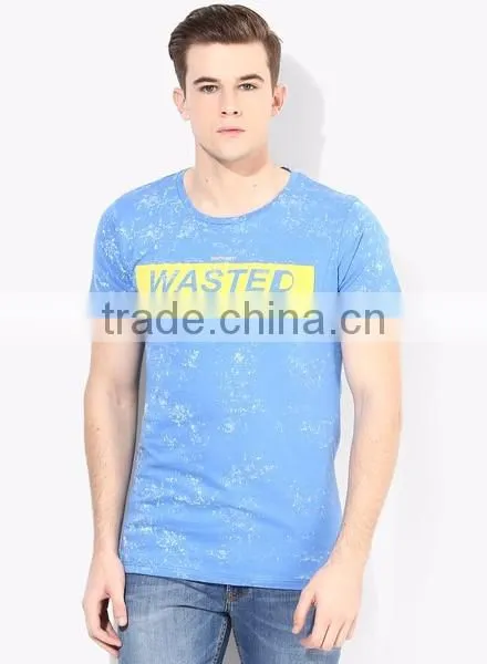 Cotton printing creative Round Neck T-shirt